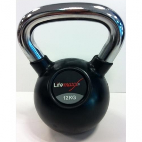 LifeMaxx Rubberen Kettlebell 28 kg (LMX 89) LMX8928KG